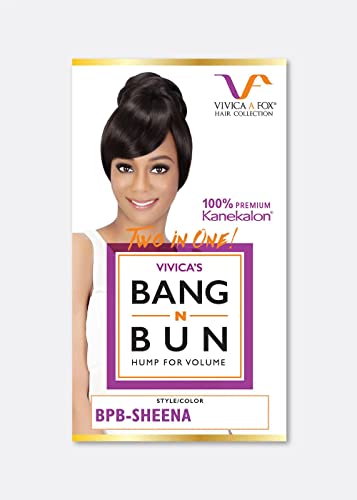 Vivica A Fox Hair Collection Bpb-сноп от косата sheena в комбинация с бретон Bang N Pony 1, 18,4 грама