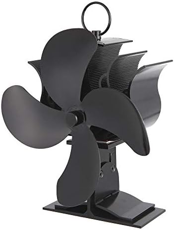 Вентилатор за печка с 4 остриета MIFOR YYYSHOPP Термодинамични Манто Вентилатори за Камини, работещ на дърва, Тихо разпределение на топлинна енергия (Цвят: RO)