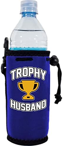 Кулата-бутилка за вода Trophy Husband (2 опаковки, кралско синьо)