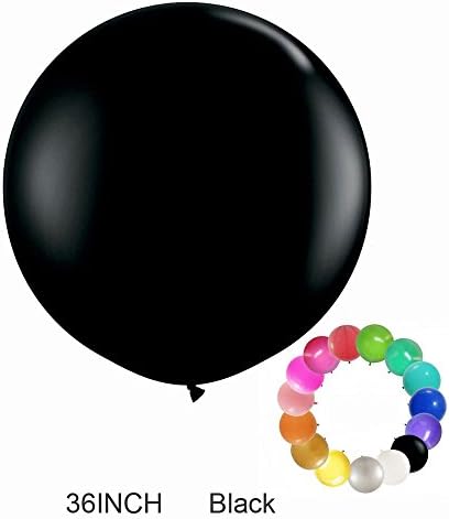 Бестселър на 36-Инчови Гигантски латексови балони, 2 бр., Кръгли балони, Големи балони, xl балони (розово злато), ...