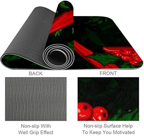 Универсална Подложка за практикуване на Йога, килимче за Йога, Забавен Коледен Cartoony Дядо коледа