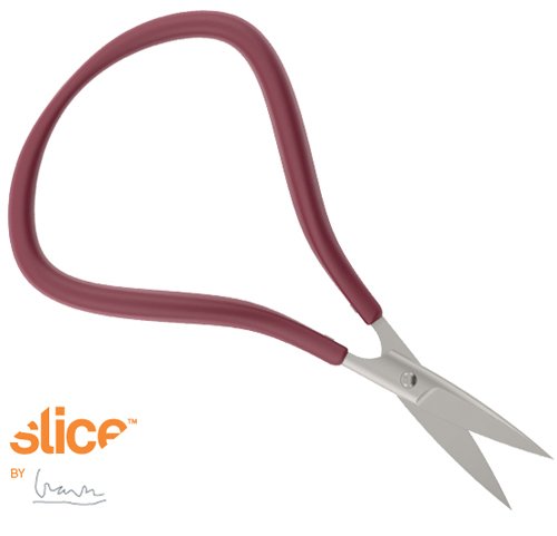 Ножица за нарязване на конци Slice 10446, Пружинящая дръжка за лявата или Дясната ръка, са Предназначени за Негнущихся ръка или ръце, страдащи от артрит, Широк на върха, 1 Ножица
