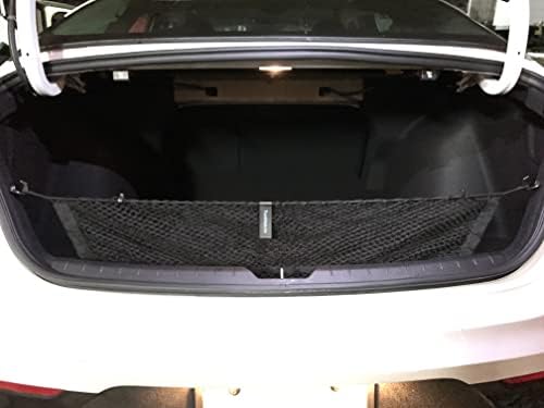 Автомобилна Еластична мрежа за багаж в стил плик, Транспортна мрежа за Киа K5 LX LXS GT-Line EX 2021-2023 - Органайзер за багажник на премиум - Мрежа за багаж за седан - най-Добрият автомобилен органайзер за Киа K5
