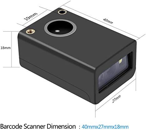 2D Вграден Мини-Scan скенер, Четец на баркодове, Модул за Четене на баркодове Symcode QR Скенер с Автоматично Сканиране на екрана на компютъра на Мобилния телефон