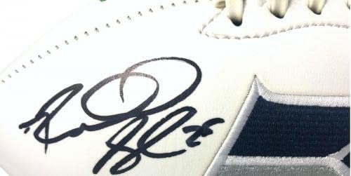Ричард Шърман Собственоръчно Подписани Футболни топки WhIte Seattle Seahawks Football JSA COA - Футболни топки С Автографи