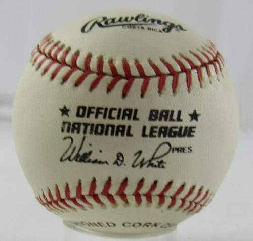 Кели Даунс Подписа Автограф Rawlings Baseball B107 - Бейзболни Топки С Автографи