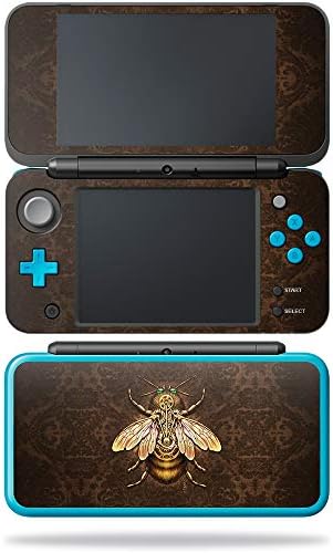 Корица MightySkins, съвместими с Nintendo New 2DS XL - Steampunk Bee | Защитно, здрава и уникална Vinyl стикер | Лесно се нанася, се отстранява и обръща стил | Произведено в САЩ