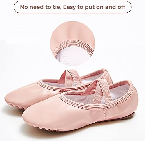 Stelle/Дамски обувки за момичета, детски балет апартаменти на равна подметка, туфли за деца, Обувки за танцуване Без завязок с Препратка джапанки За момчета (Бебе/Малко/Голямо бебе)