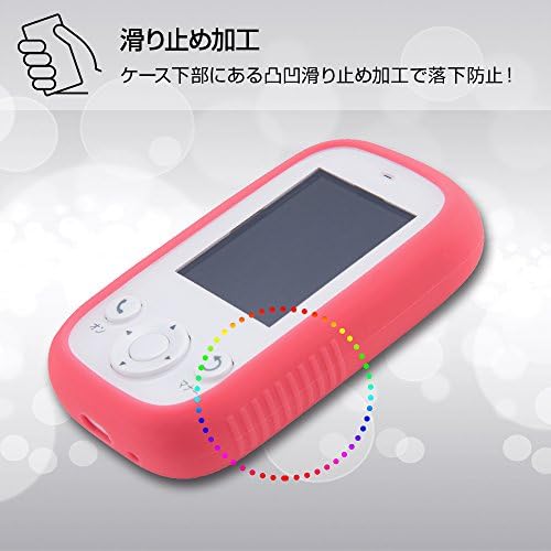 Оформление RT-MK4C1/P Mimamori Калъф за мобилен телефон 4, силикон, кадифен на пипане/Розов (прозрачен)