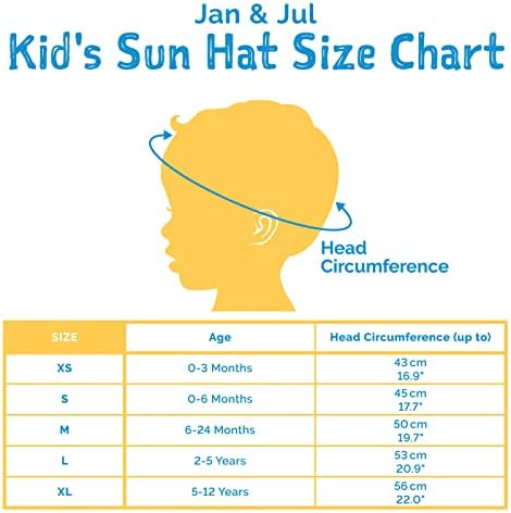 Детска солнцезащитная шапка JAN & JUL Grow-with-Me UPF 50+ Памучни кофа за момчета с голяма периферия