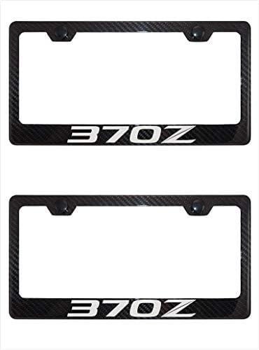 Lavnox Carbon Fiber Metal 370Z Frame Регистрационен номер на Притежателя Тагове за Nissan 370Z (1)