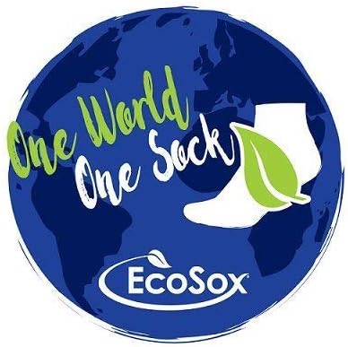 Чорап за поддръжка на свода на стъпалото EcoSox Viscose Bamboo Crew [3 опаковки] | Произведено в САЩ | Удобни за засаждане | Без блистеров |