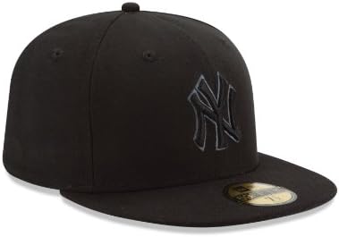 Бейзболна шапка MLB Ню Йорк Янкис Черно и Сиво 59-инчов Приталенная шапка
