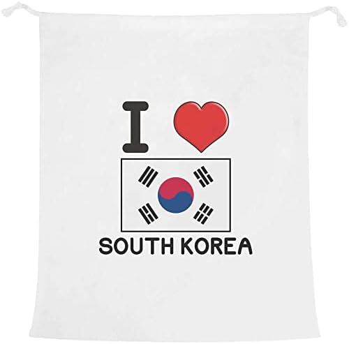 Чанта за дрехи /измиване /за Съхранение на Azeeda I Love South Korea (LB00021276)