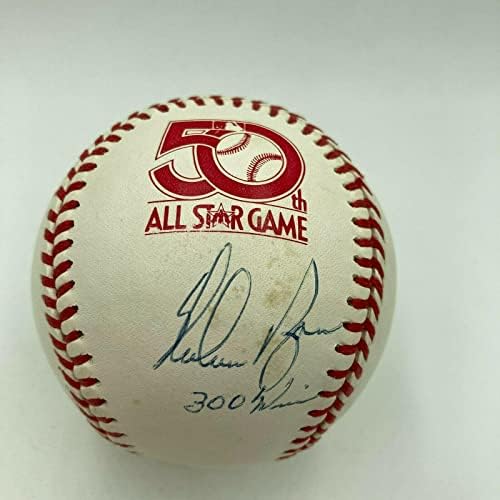 Нолан Райън 300 Победи Подписа Официален договор за Мач на звездите бейзбол 1979 г. с JSA COA - Бейзболни топки с автографи