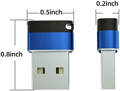 ВСЕКИ USB адаптер C за свързване към USB (8 опаковки, лилаво + микс)