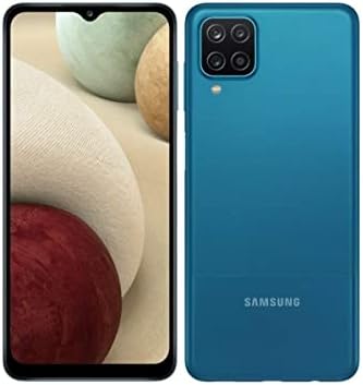 Смартфон Samsung Galaxy A12 32GB A125U с 6,5-инчов дисплей и Четырехъядерной камера на Android - Синьо (Актуализиран) (AT & T Отключена)