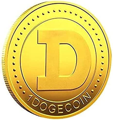Възпоменателна Монета Dogecoin, Златна Монета Дожа 2021, са подбрани Монета Ограничена серия с Защитен калъф (1БР)