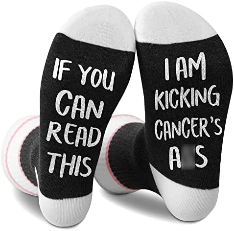 Подаръци от рак на гърдата за жени, Чорапи от рак на млечната жлеза (1 чифт), Комфортни подаръци за Наследници или Пациенти, подложени на химиотерапия -015