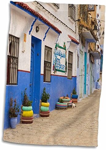 3дроз Данита Делимон - Мароко - Мароко, Chefchaouen или Шауэн. На улицата. - Кърпи (twl-247109-3)