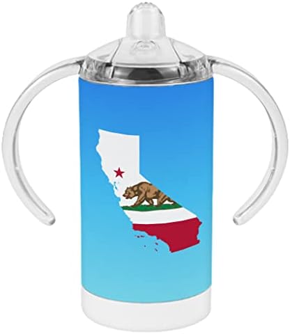 California Republic Sippy Cup - Чаша за Потягивания Мечка - Графична чаша за потягивания