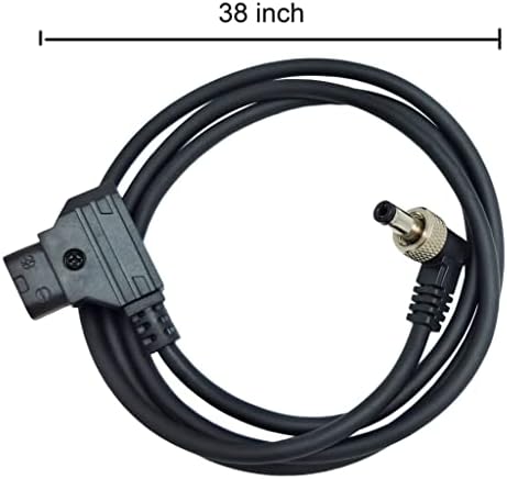 Директен захранващ кабел на монитора Chikoni D-Tap за заключване на постоянен ток 5,5-2,5 мм, съвместим с монитор Atomos Ninja v на Sony PIX-E7 PIX-E5 Ikan DJI, Hollyland Mars 400s, подходящ за 5,5-2,5 мм, и?