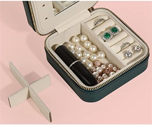 BHVXW Преносима Двойна чанта с цип с Пръстен, Ковчег за бижута Кутия за съхранение на Бижута, в Ковчег за бижута (Цвят: D, размер: както е показано)