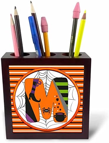 3дРоза ярки държатели за писалки с монограм на Хелоуин (ph-369274-1)