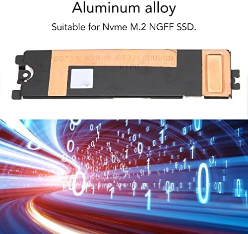 Капачката на радиатора SSD-Памет от Алуминиева сплав За Охлаждане на твърдия диск Здрав Радиатор SSD Кутийка за Nvme M. 2 NGFF SSD XPS 15 9500 9510 9520