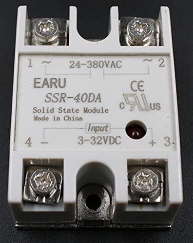 HIFASI 1 бр. от 3 до 32 vdc до 24-380 В ac SSR-40DA solid state Relay Модул SSR-40 DA SSR 40A за Трансформатор на Напрежение PID-Регулатор на Температурата