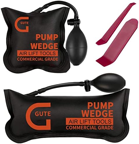 Пневматичен клиновой мешочный помпа Gute, 2 опаковки от Търговски В пневматични клинового помпа, Инструмент за пневматични клинового помпа-Професионален комплект за изравняване, Пневматичен клиновой чанта за различни