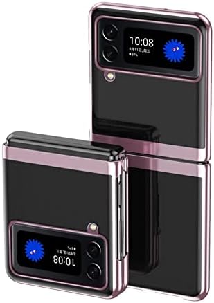Калъф LTLGHYL за Samsung Galaxy Z Flip 3, Рамка с покритие, Твърда на задния панел на КОМПЮТЪРА, устойчив на удари, Защита от пръстови отпечатъци, Пълно покритие на Бронята, Защитен калъф за Samsung Galaxy Z Flip 3,