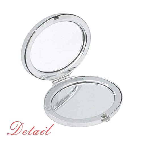 Традиционно Японско Черно Огледало Маки Суши Портативен Сгъваем Ръчен Грим Двойни Странични Очила