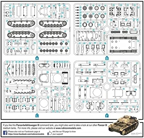 Модели Rubicon Panzerbefehiswagen III Ausf E/H/J/L