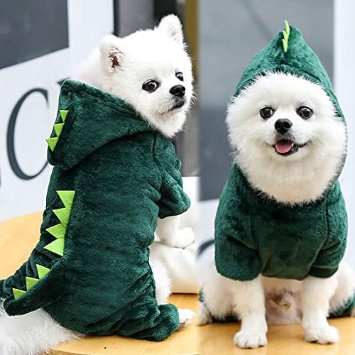 HonpraD Пуловери за кучета от Средни по размер за куче-мъжки кучета, Костюм Малък домашен Любимец, Костюми Динозавър за Хелоуин, Облекло за Кутрета, Забавно Сладко Дрех