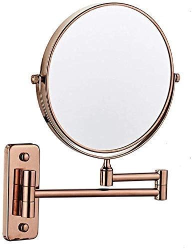 Стенно Огледало за бръснене в Банята ONEMTB, със свободно Въртене на 360 Градуса, 3X/1X Увеличение за козметични грим (Цвят: 6)