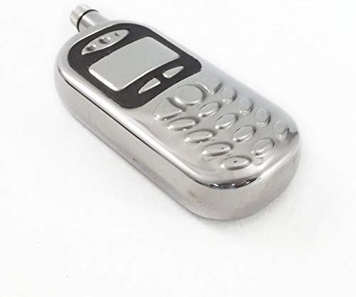 Тайната фляжка за мобилен телефон с тегло 4 грама с черен калъф и клипс за колан