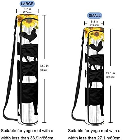 ферма слънчоглед зоопарк килимче За Йога Чанта-Переноска с пагон килимче За Йога Чанта Спортна Чанта Плажна Чанта
