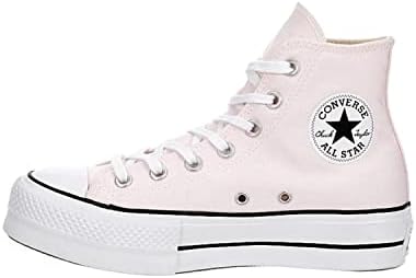 Парусиновые маратонки Converse Унисекс Chuck Taylor All Star Lift High Decade - дантела - Розов/Светло розов /Бял / Черен