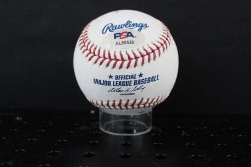 Автограф Уили Уилсън (шампион на 85 WS) в бейзбола Auto PSA/DNA AL88526 - Бейзболни топки с автографи