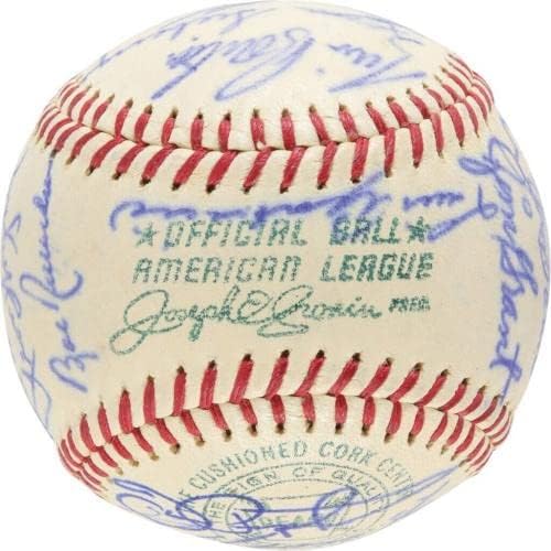 1963 Мач на звездите в Американската лига Отбор Подписа Футболист Нели Фокс Ястржемски - Бейзболни топки С Автографи
