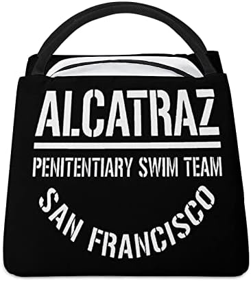 Отборът по плуване в Исправительной колония на Алкатраз в Сан Франциско Изолировала Обяд-Бокс Tote Bag Изработени По Поръчка Чанта С Хубав Принтом