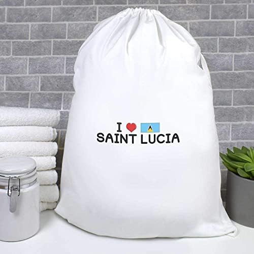 Чанта за дрехи Azeeda 'I Love Saint Lucia' /Пране /Съхранение (LB00021769)