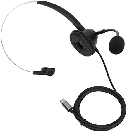 Сервизна Слушалки KUIDAMOS, Телефонна Слушалка Черен цвят, Професионална, Подключаемая и воспроизводимая за Кол център