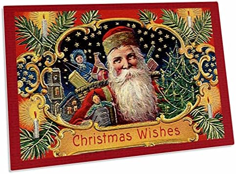 3подайте Санта Клаусу Коледни пожелания с играчки и Коледа. - Подложки за работния плот (dpd-172769-1)