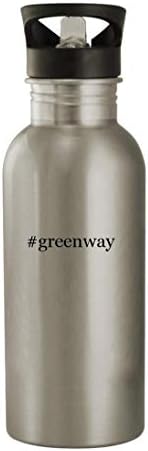 Подаръци дрънкулки #greenway - Бутилка за Вода от Неръждаема Стомана, 20 грама, Сребриста