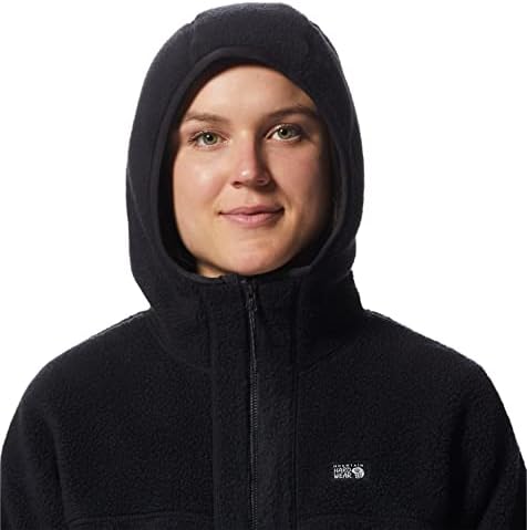 Дамски руното hoody HiCamp с качулка на цип Mountain Hardwear за туризъм, пътувания, катерене и ежедневна употреба
