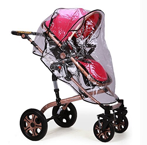 Прозрачен Защитен калъф от дъжд и вятър с Вентилация за Пътеки Baby Jogger, Детски колички, бегачи (City Premier)