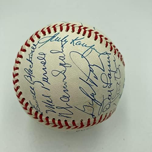 Красиви и бейзболни Питчеры Без Нападателите с Няколко Подписите на 26 Sigs с Бейзболни топки Sandy Koufax JSA С Автограф