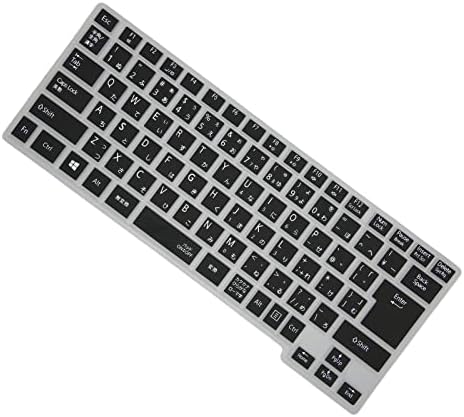 Защитно фолио за клавиатура, ультратонкая мека и гъвкава силиконова обвивка на компютърна клавиатура за възстановяване 1: 1 за лаптоп с черен цвят